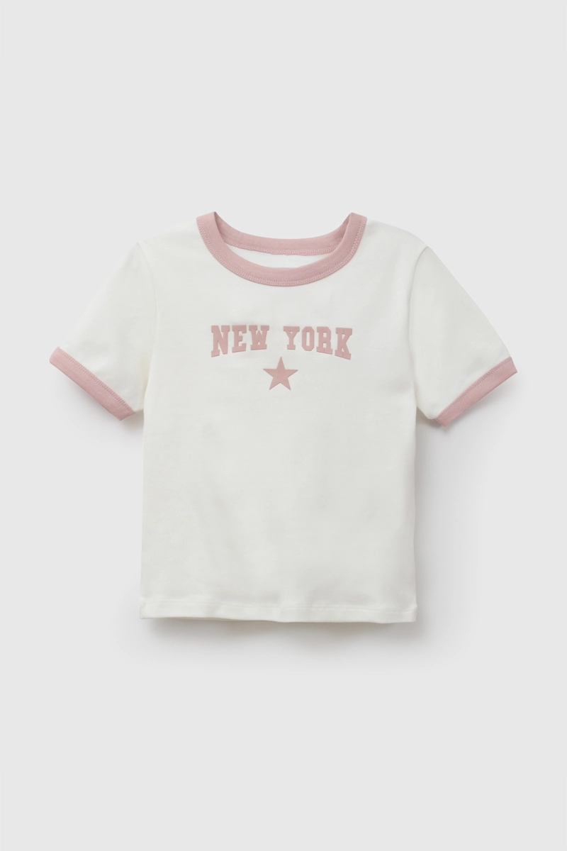 POLERA NEW YORK CREMA NIÑA 3-4A A 12-13A COLLOKY - 1