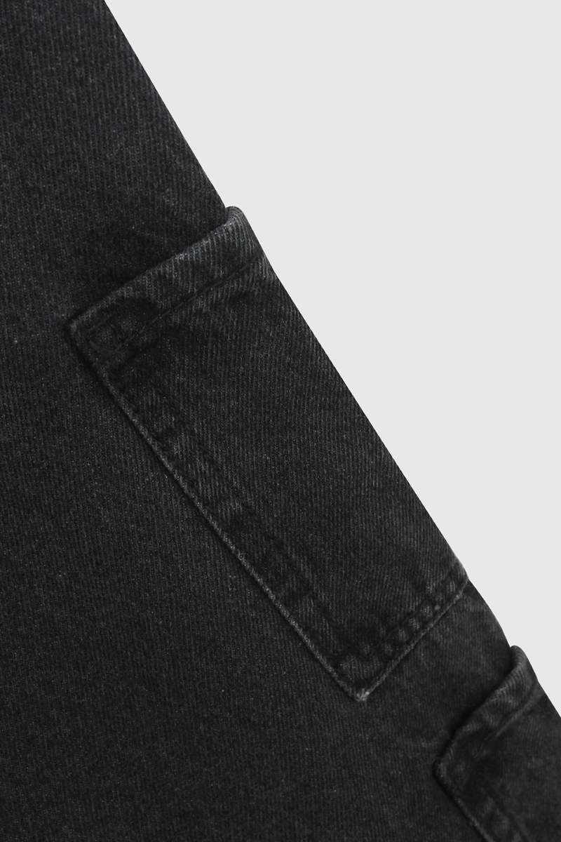 JEANS CARGO NEGRO NIÑA 3-4A A 12-13A COLLOKY - 3