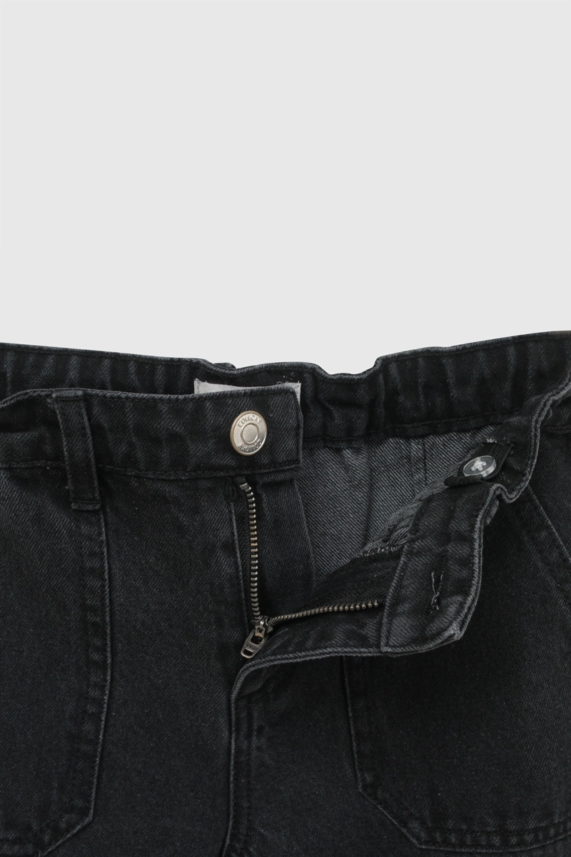 JEANS CARGO NEGRO NIÑA 3-4A A 12-13A COLLOKY - 4