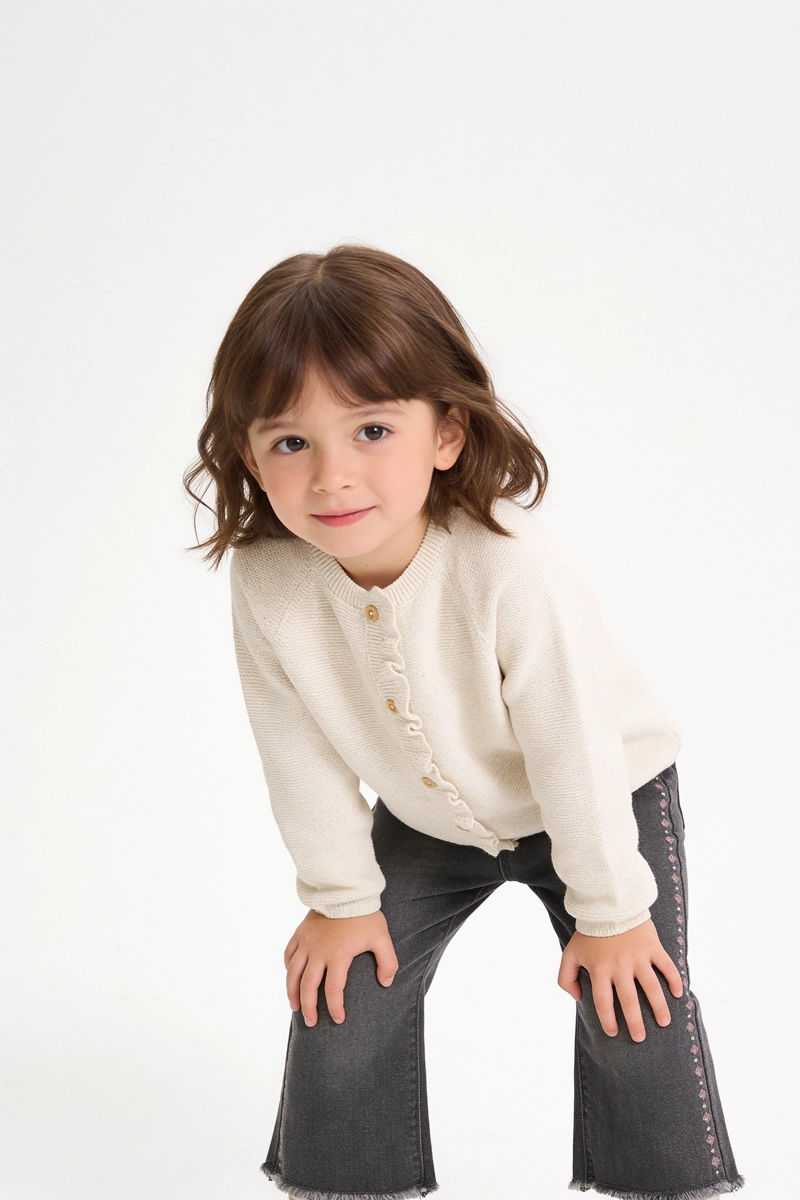 CHALECO BOTONES CREMA NIÑA 6-9M A 4-5A COLLOKY - 2