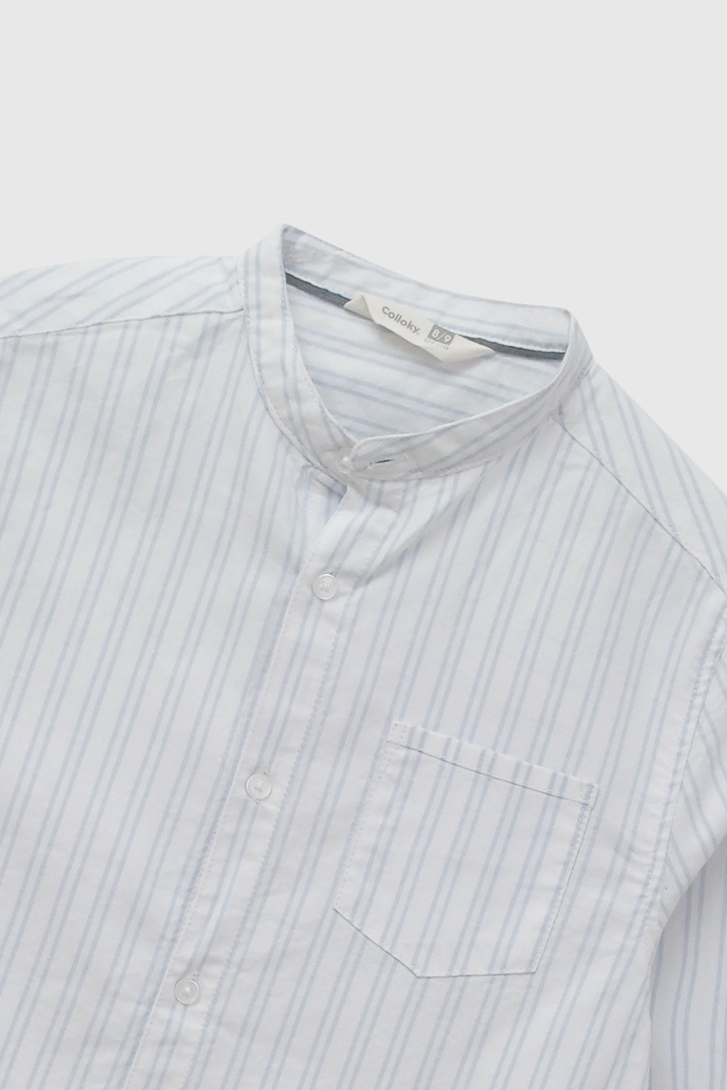 CAMISA MANGA LARGA OXFORD NIÑO CELESTE 3-4A A 12-13A - 3