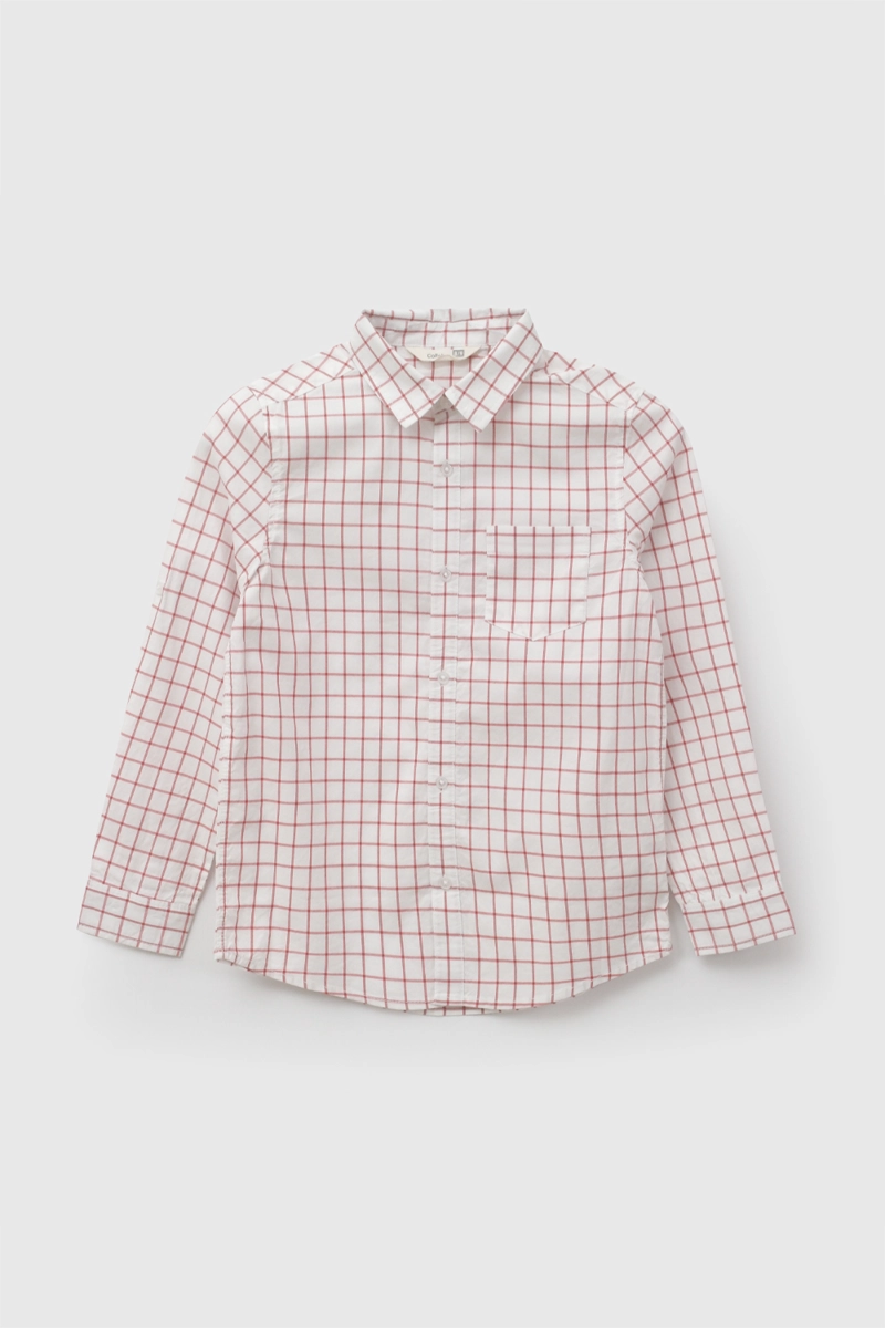 CAMISA POPELINA ROJO NIÑO 3-4A A 12-13A COLLOKY - 1
