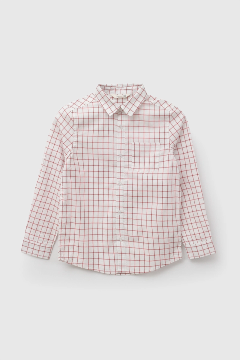 CAMISA POPELINA ROJO NIÑO 3-4A A 12-13A COLLOKY - 1