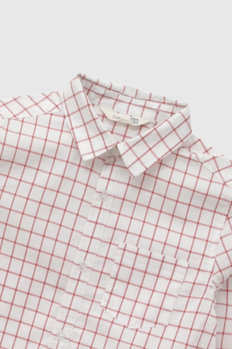 CAMISA POPELINA ROJO NIÑO 3-4A A 12-13A COLLOKY - 3