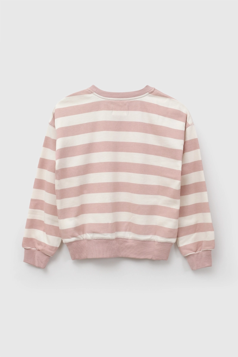 POLERON PARIS RAYAS ROSA VIEJO NIÑA 3-4A A 12-13A COLLOKY - 2