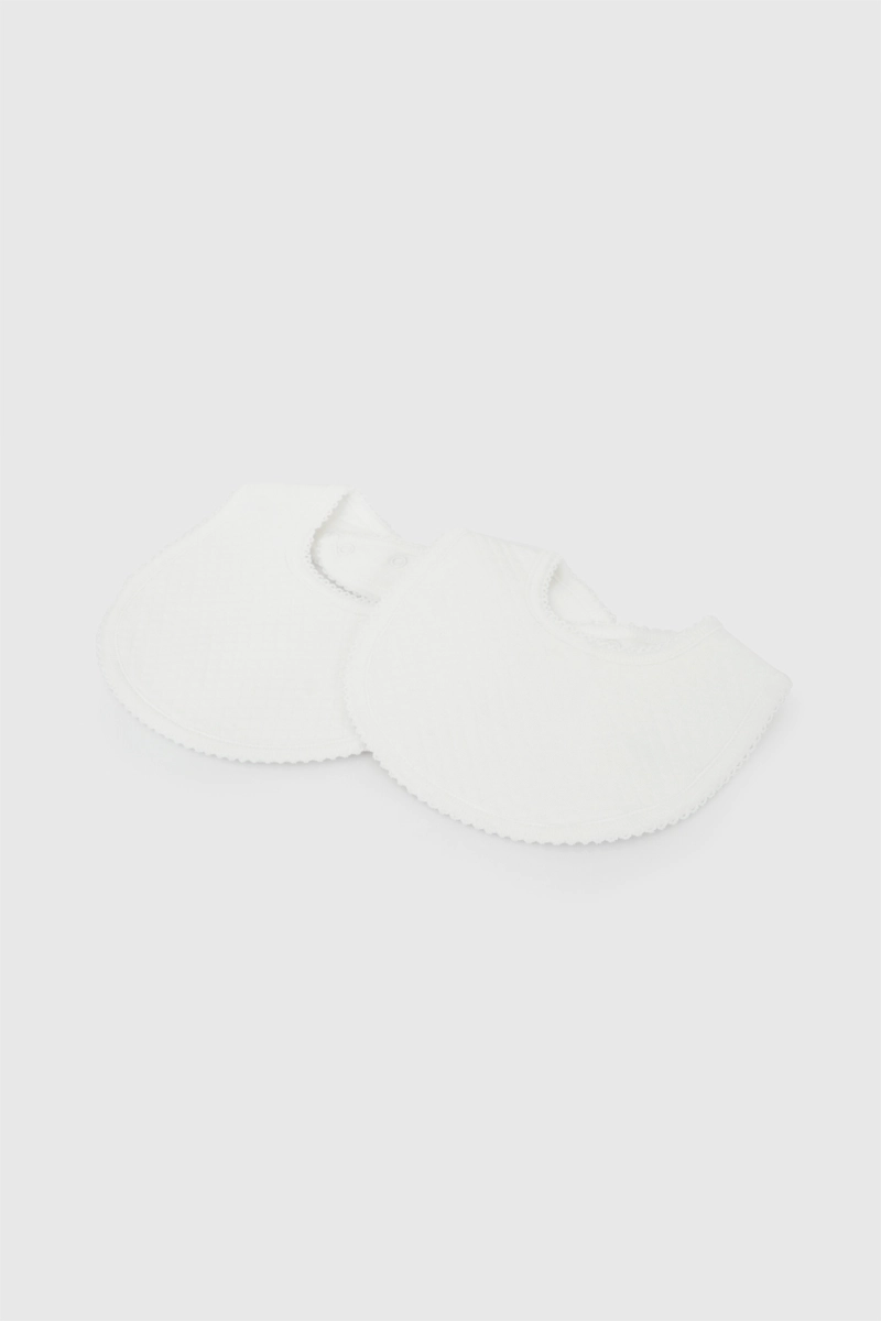 PACK 2 BABERO IMPERMEABLE QUILT BLANCO UNISEX COLLOKY - 1