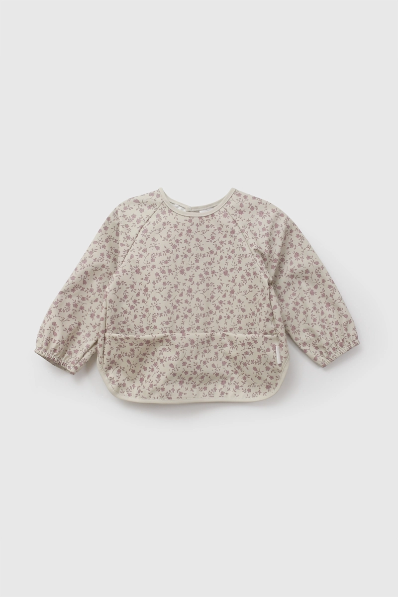 BABERO IMPERMEABLE MANGAS MORADO NIÑA COLLOKY - 1