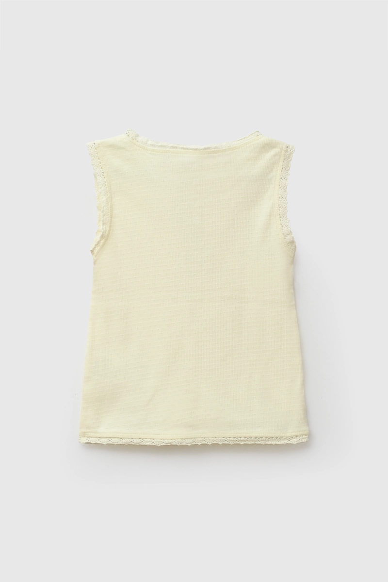 POLERA SIN MANGAS AMARILLO NIÑA 6-9M A 4-5A COLLOKY - 2