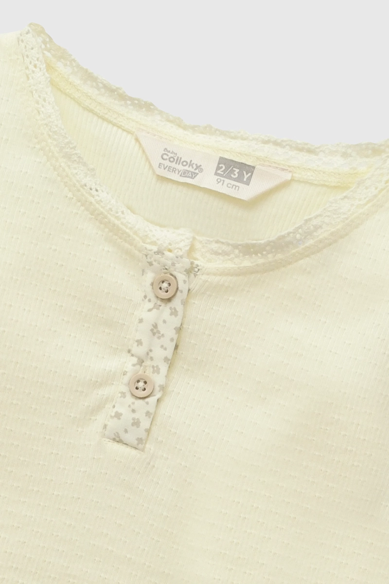 POLERA SIN MANGAS AMARILLO NIÑA 6-9M A 4-5A COLLOKY - 3