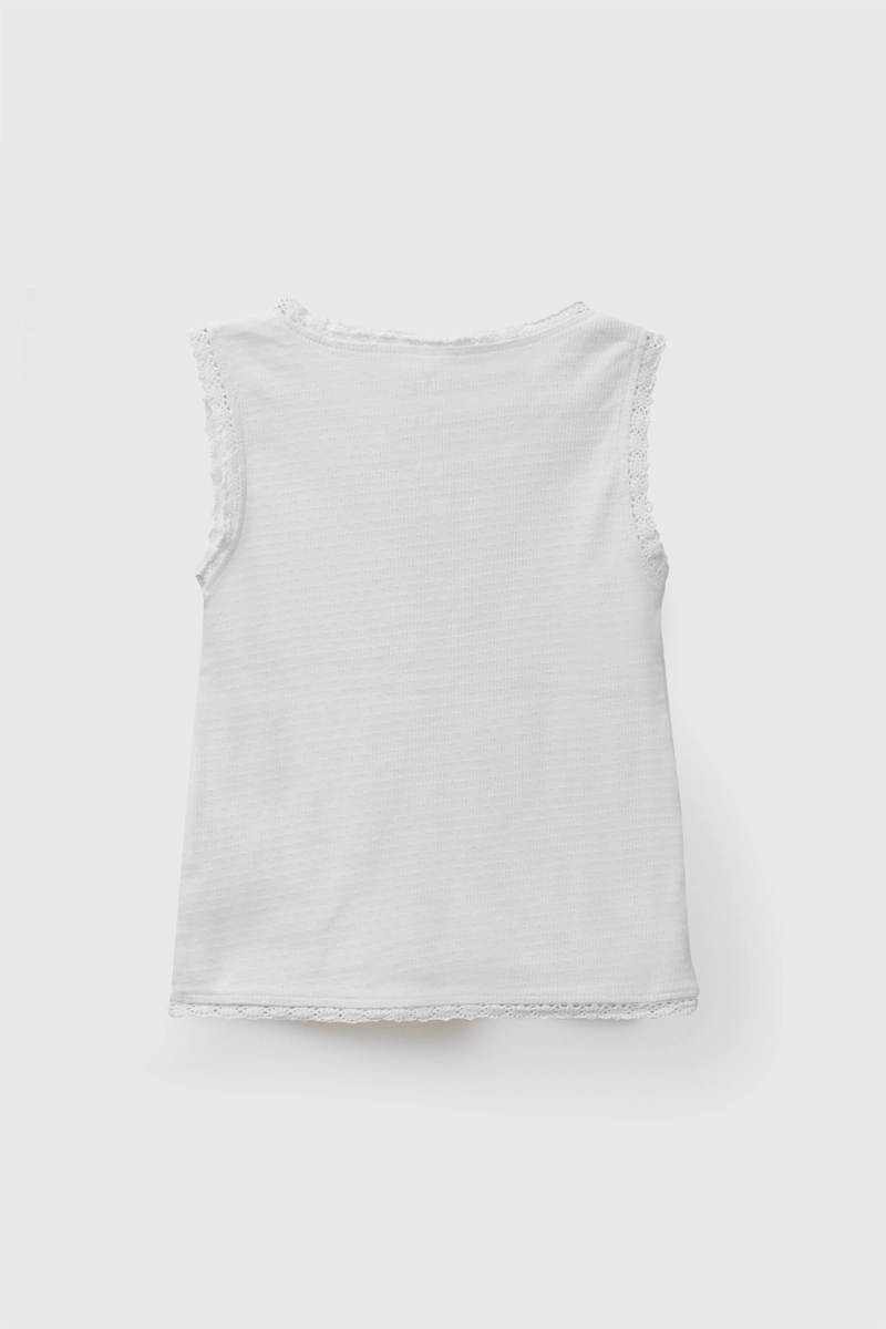POLERA SIN MANGAS CREMA NIÑA 6-9M A 4-5A COLLOKY - 2