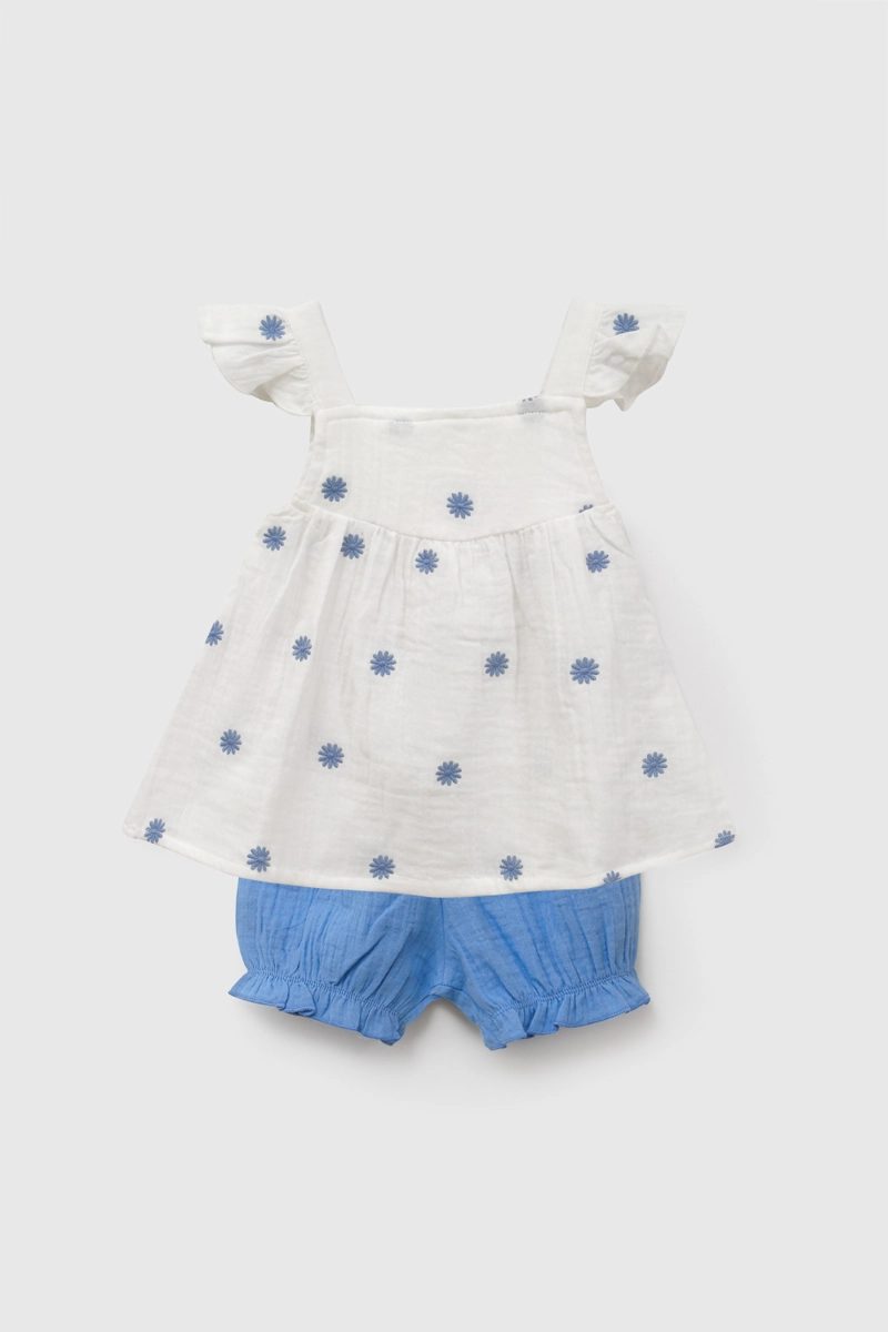 CONJUNTO VUELOS MULTICOLOR NIÑA 6-9M A 4-5A COLLOKY - 1
