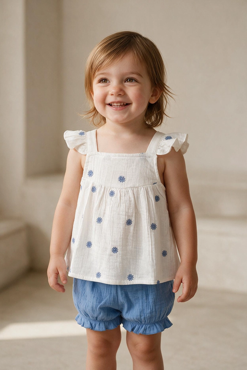 CONJUNTO VUELOS MULTICOLOR NIÑA 6-9M A 4-5A COLLOKY - 2