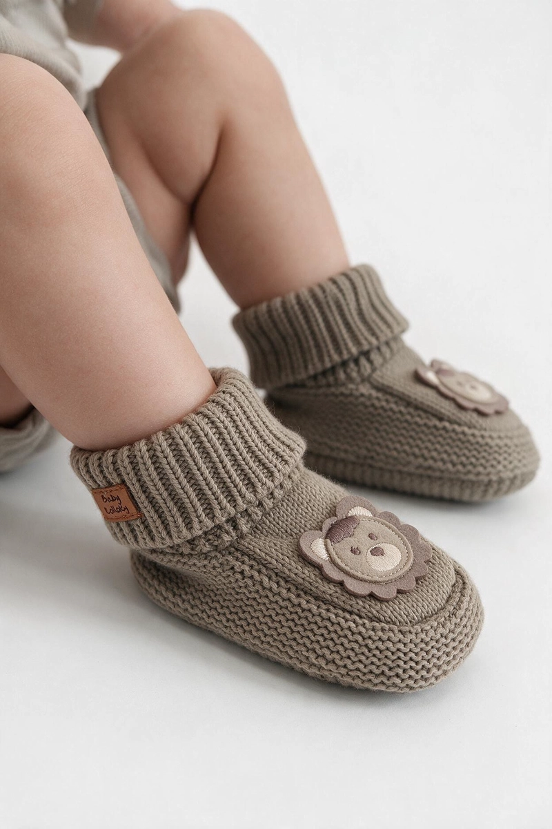 ZAPATO TEJIDO CAFE NIÑO 0/6M - 6/12M COLLOKY - 2