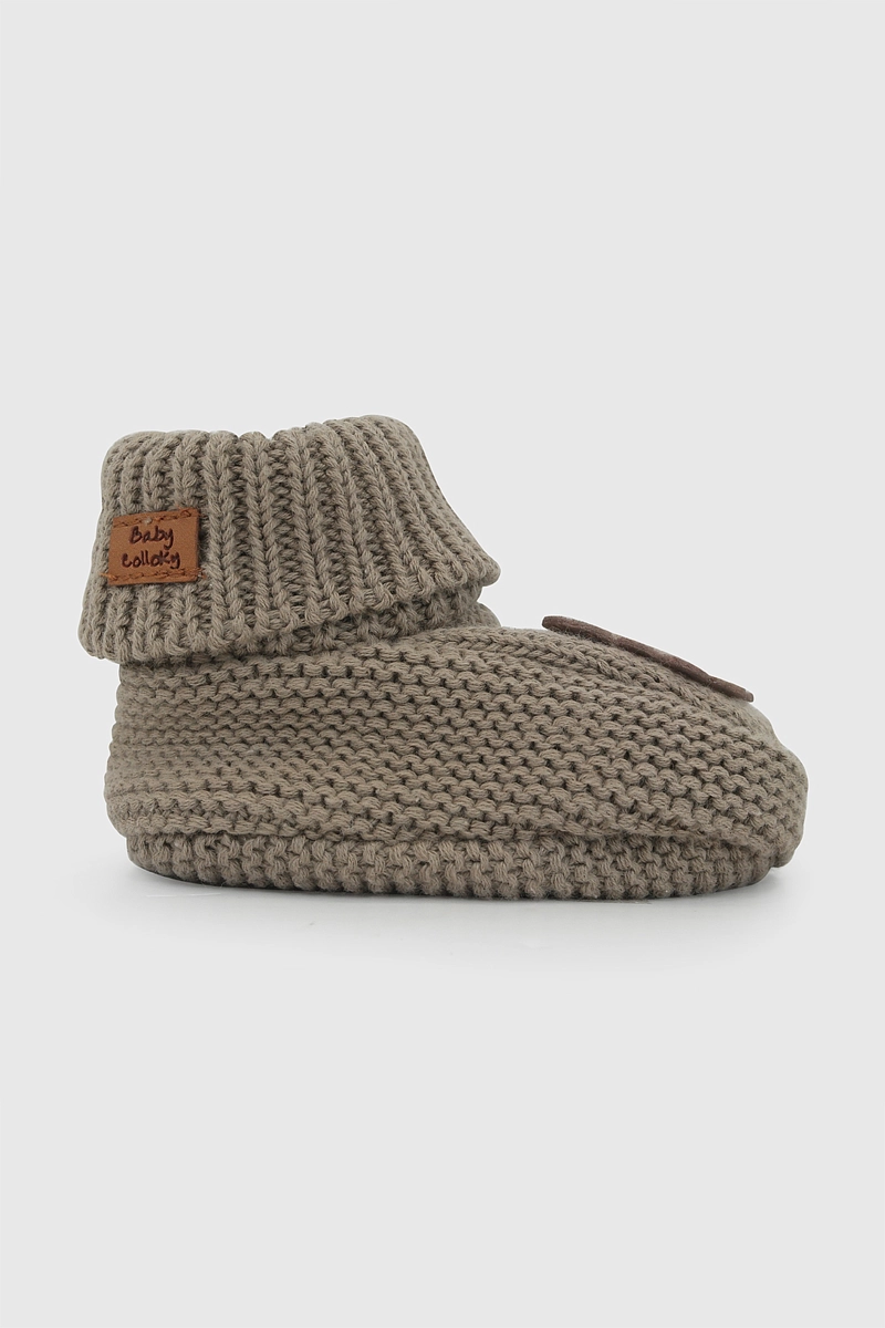 ZAPATO TEJIDO CAFE NIÑO 0/6M - 6/12M COLLOKY - 3