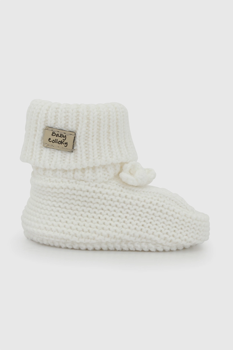 ZAPATO TEJIDO BLANCO NIÑA 0/6M - 6/12M - 2