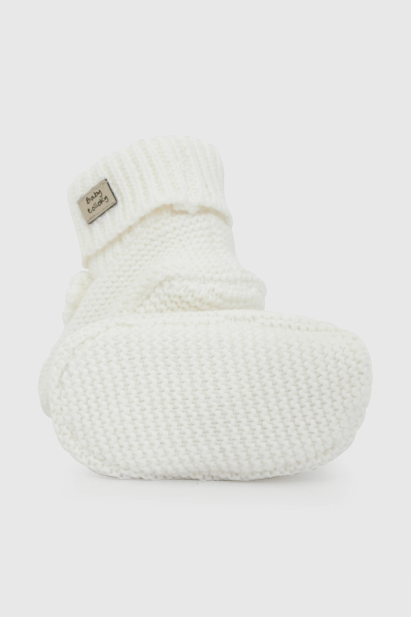 ZAPATO TEJIDO BLANCO NIÑA 0/6M - 6/12M - 3