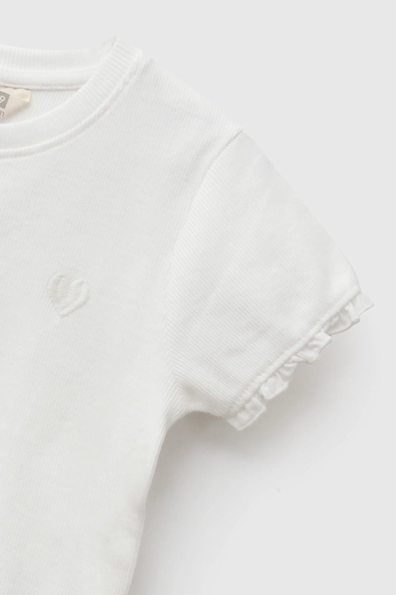 POLERA MANGA CORTA BLANCO NIÑA 3-4A A 12-13A - 3