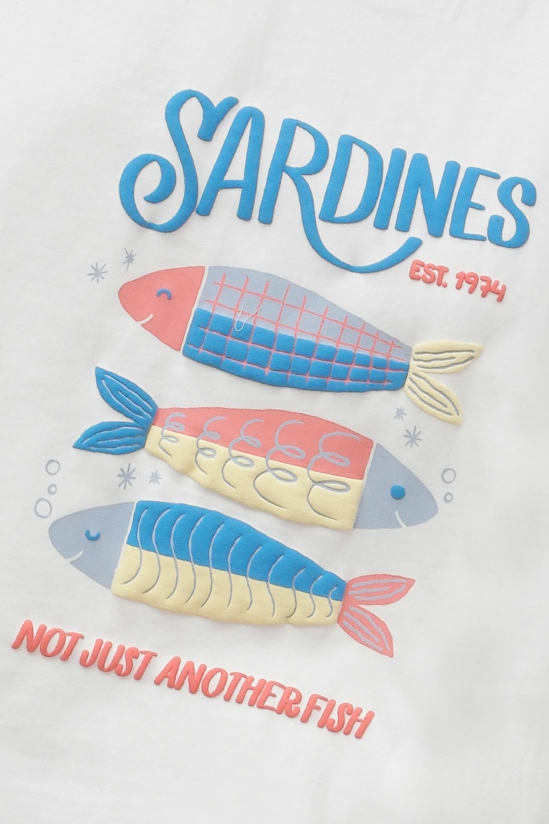 POLERA SARDINES BLANCO NIÑO 6-9M A 4-5A COLLOKY - 3