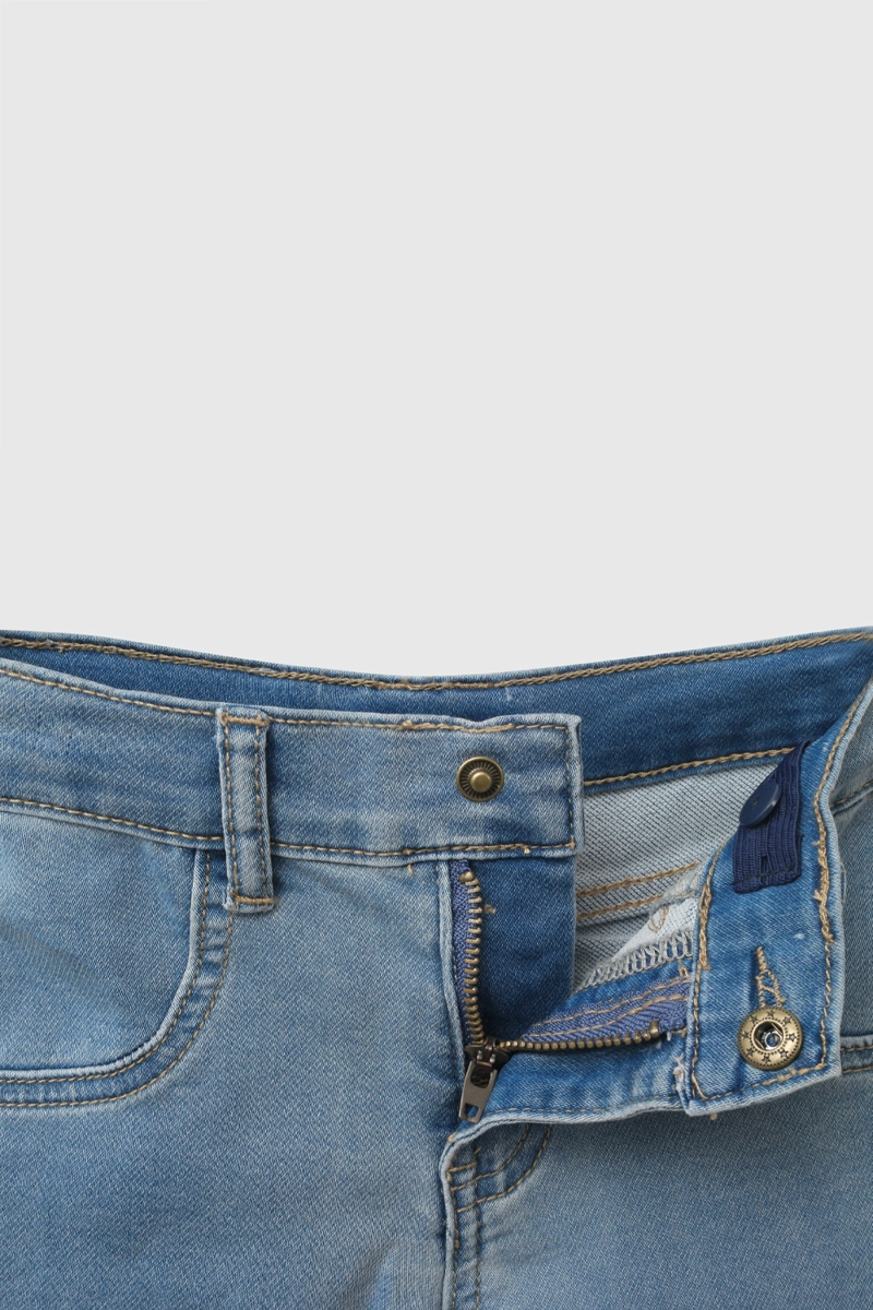 BERMUDA JEANS CELESTE NIÑO 6-9M A 4-5A COLLOKY - 3