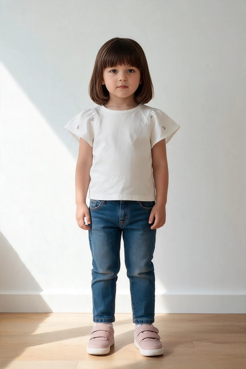 POLERA MANGA VUELOS BLANCO NIÑA 6-9M A 4-5A COLLOKY - 2