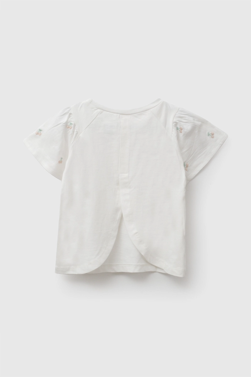 POLERA MANGA VUELOS BLANCO NIÑA 6-9M A 4-5A COLLOKY - 2