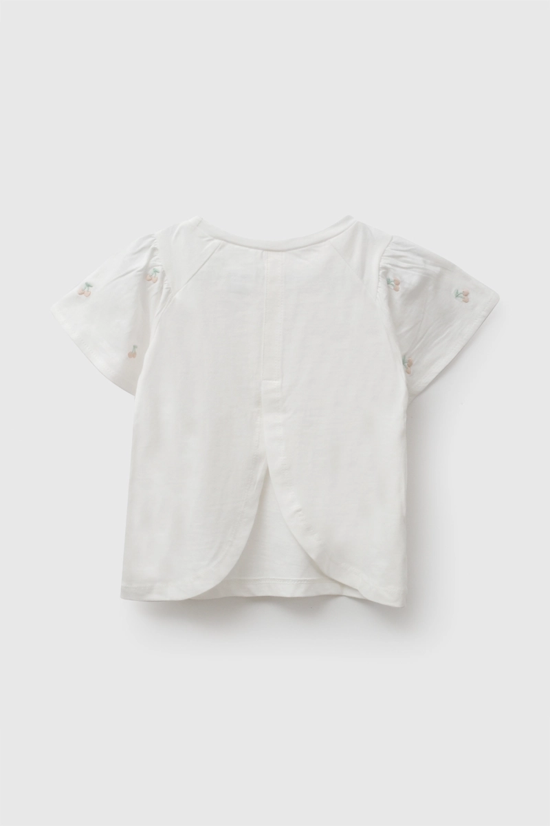 POLERA MANGA VUELOS BLANCO NIÑA 6-9M A 4-5A COLLOKY - 3