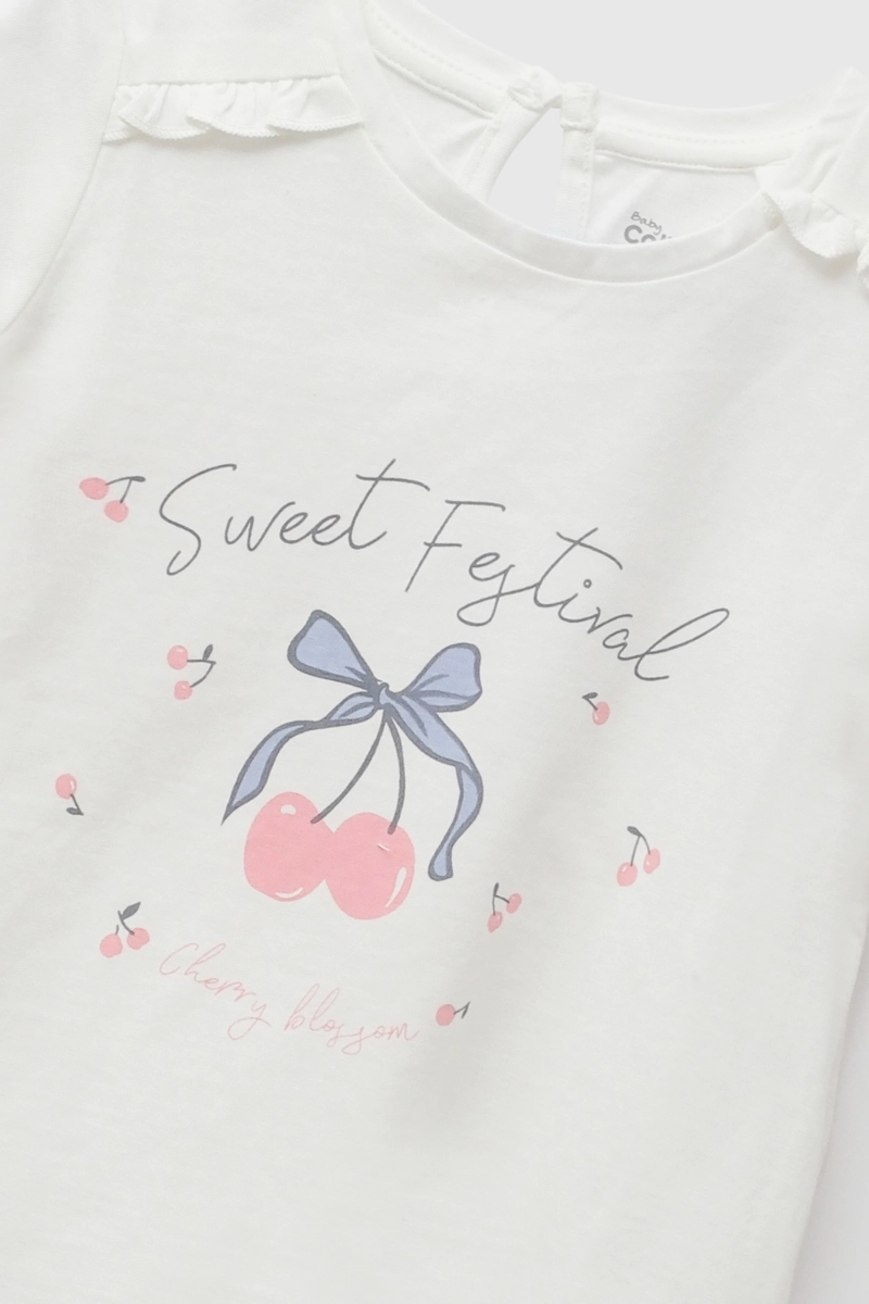 POLERA CHERRY BLANCO NIÑA 6-9M A 4-5A COLLOKY - 3