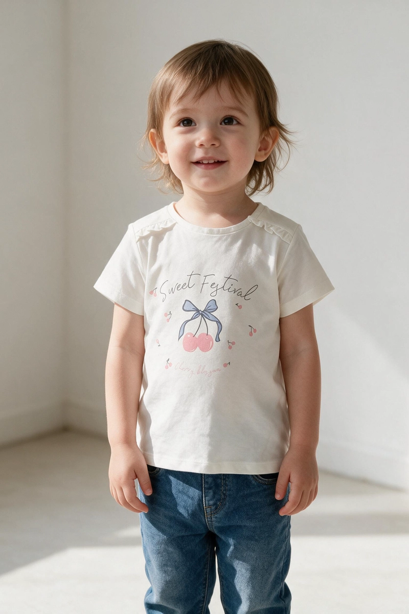 POLERA CHERRY BLANCO NIÑA 6-9M A 4-5A COLLOKY - 3