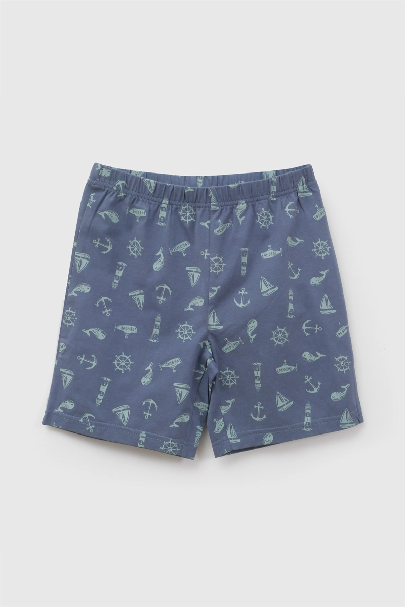 PIJAMA ALGODON CORTO NIÑO AZUL 2A A 12A - 3