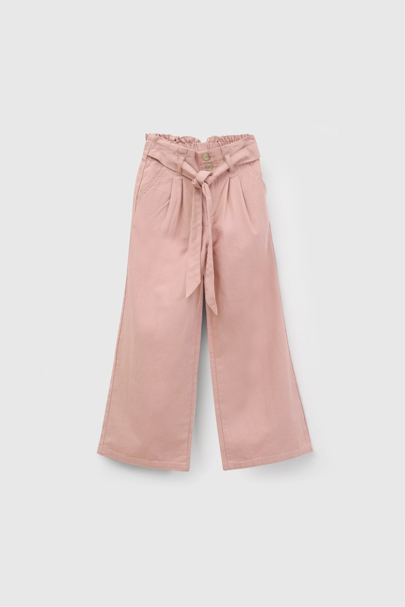 PANTALON GABARDINA ROJO NIÑA 3-4A A 12-13A COLLOKY - 1