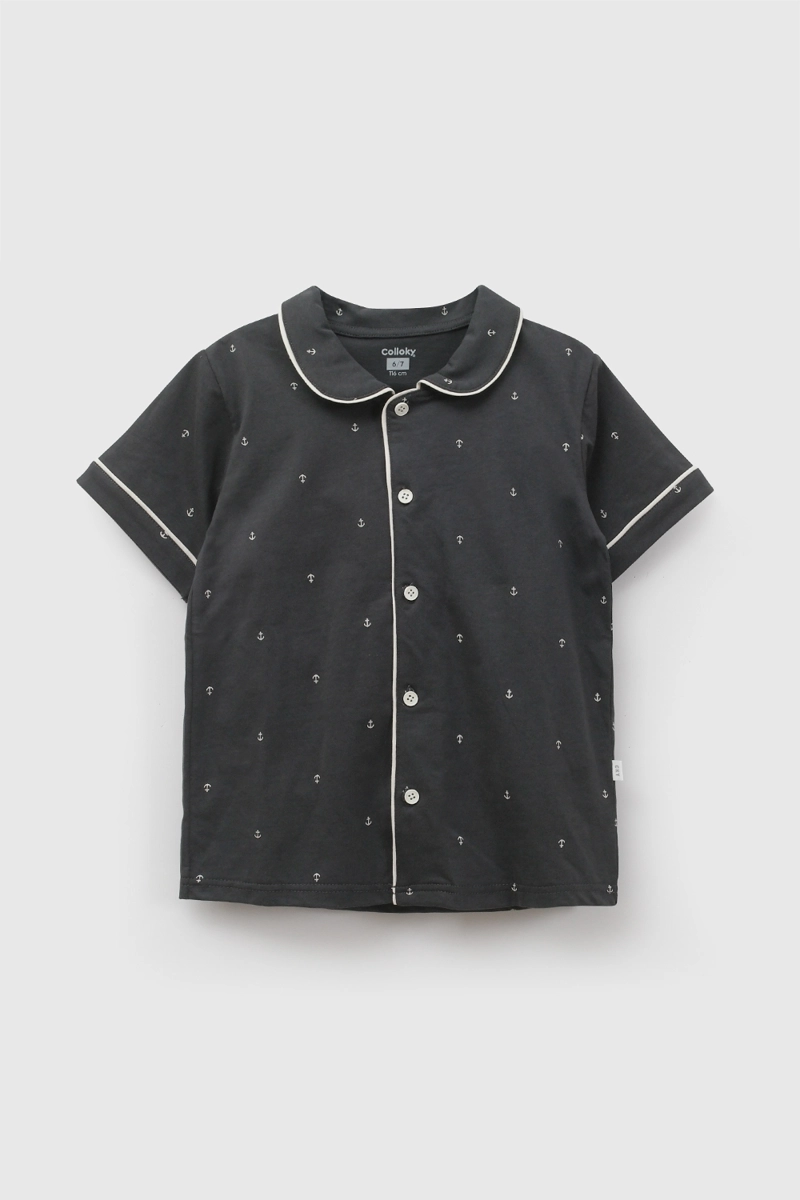 PIJAMA ALGODON NEGRO NIÑO 2A A 12A COLLOKY - 2