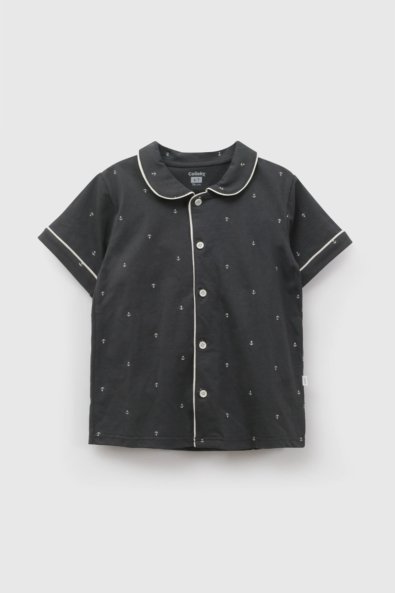 PIJAMA ALGODON NEGRO NIÑO 2A A 12A COLLOKY - 3