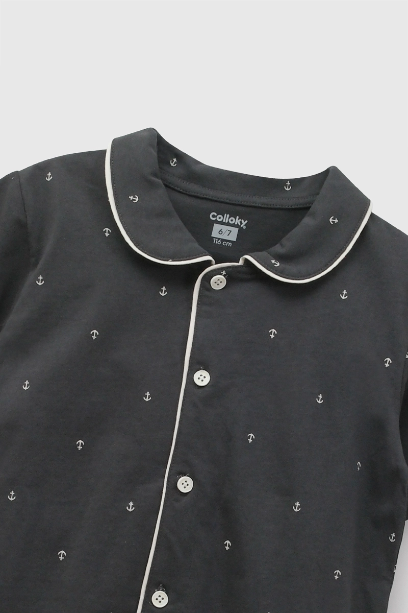 PIJAMA ALGODON NEGRO NIÑO 2A A 12A COLLOKY - 4
