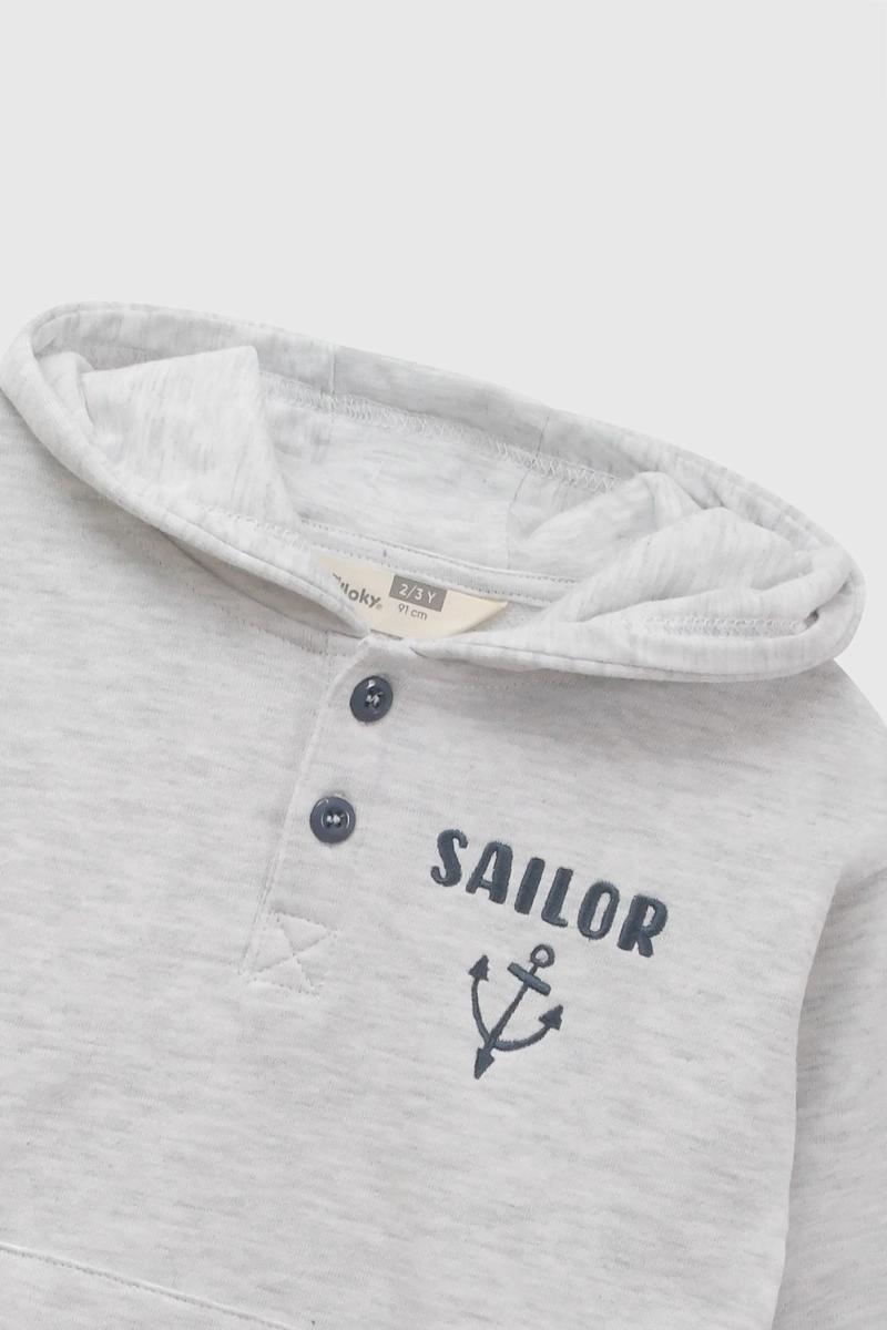 POLERON NAVY GRIS NIÑO 6-9M A 4-5A COLLOKY - 4