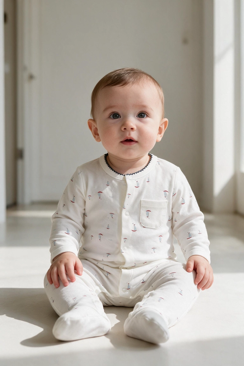 OSO VELERO CREMA NIÑO RN A 6-9M COLLOKY - 3