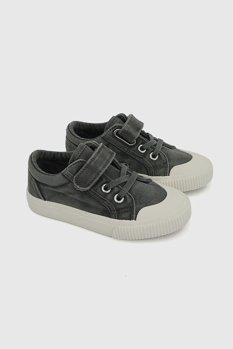 ZAPATILLA LONA NEGRA NIÑO 21-27 COLLOKY - 1