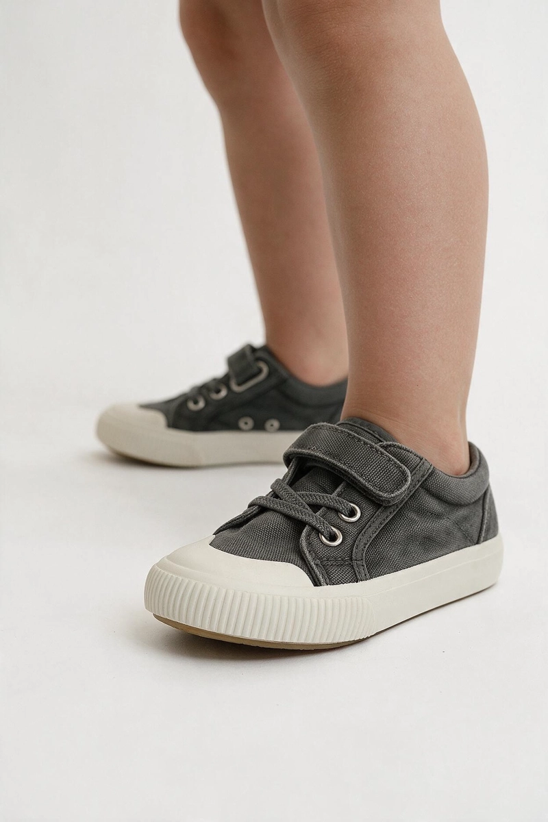 ZAPATILLA LONA NEGRA NIÑO 21-27 COLLOKY - 2