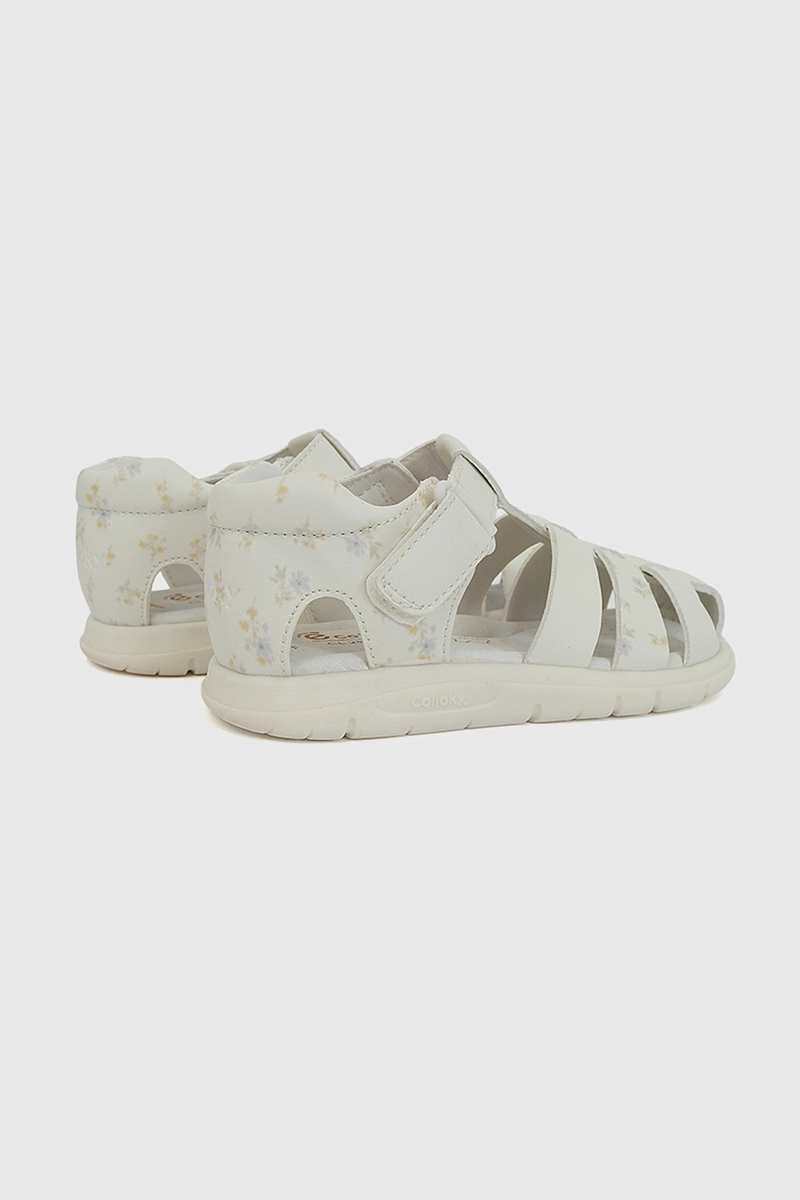SANDALIA FRANCISCANA BLANCO NIÑA 21-27 - 6