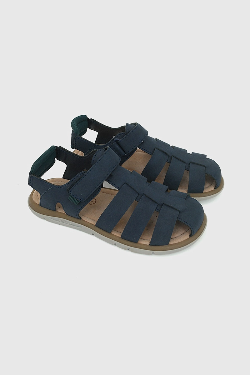 SANDALIA FRANCISCANA AZUL NIÑO 28-33 COLLOKY - 1