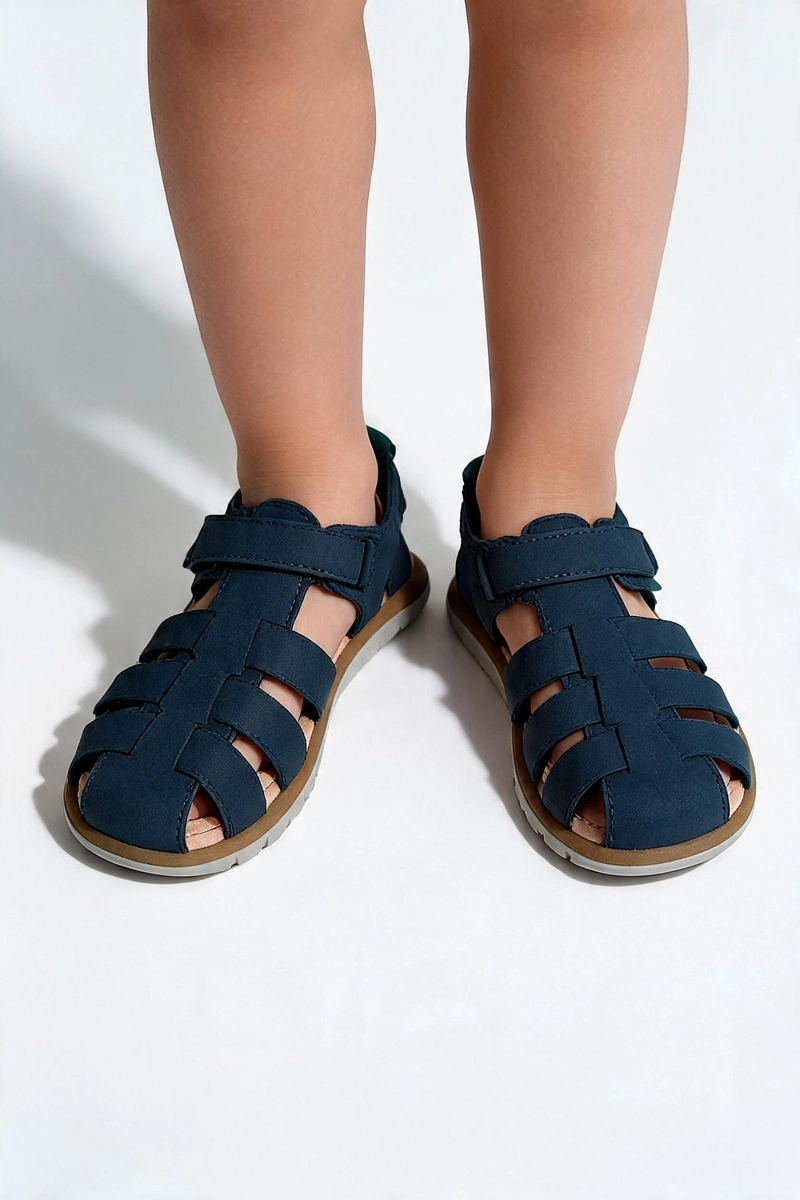 SANDALIA FRANCISCANA AZUL NIÑO 28-33 COLLOKY - 2
