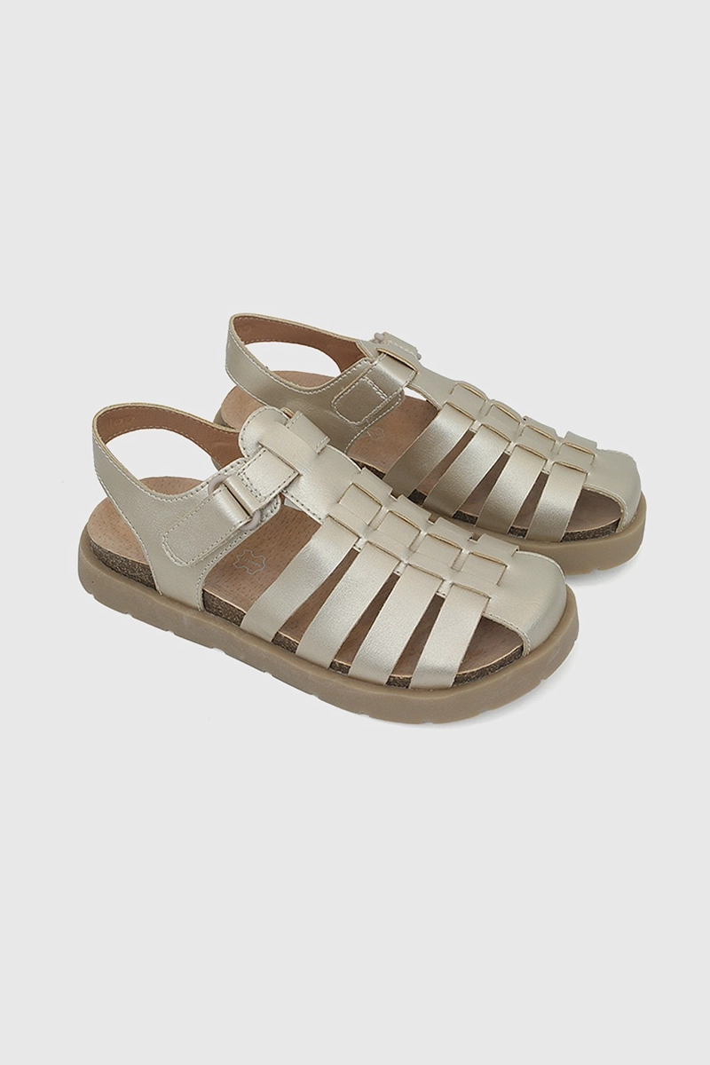 SANDALIA FRANCISCANA AMARILLA NIÑA 28-38 COLLOKY - 1