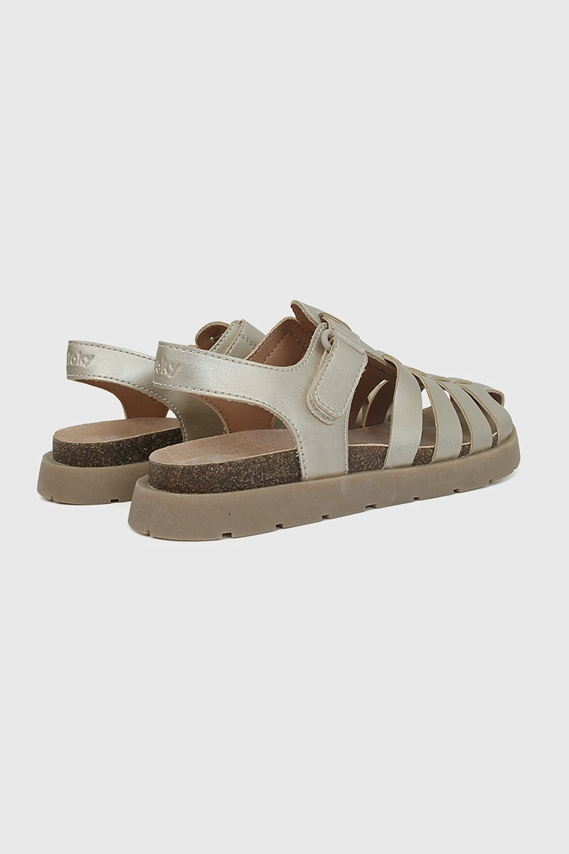 SANDALIA FRANCISCANA AMARILLA NIÑA 28-38 COLLOKY - 5
