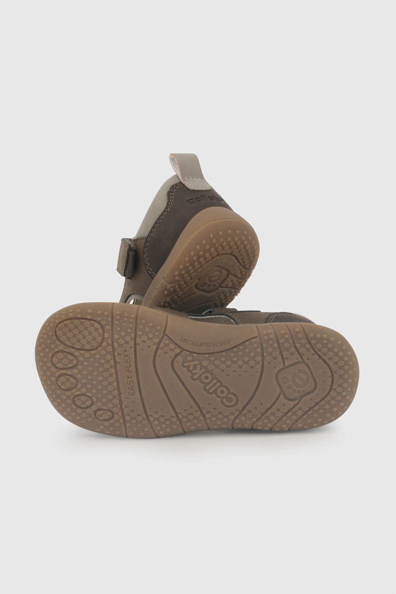 SANDALIA VELCRO NIÑO CAMINANTE CAFE 21-27 - 4