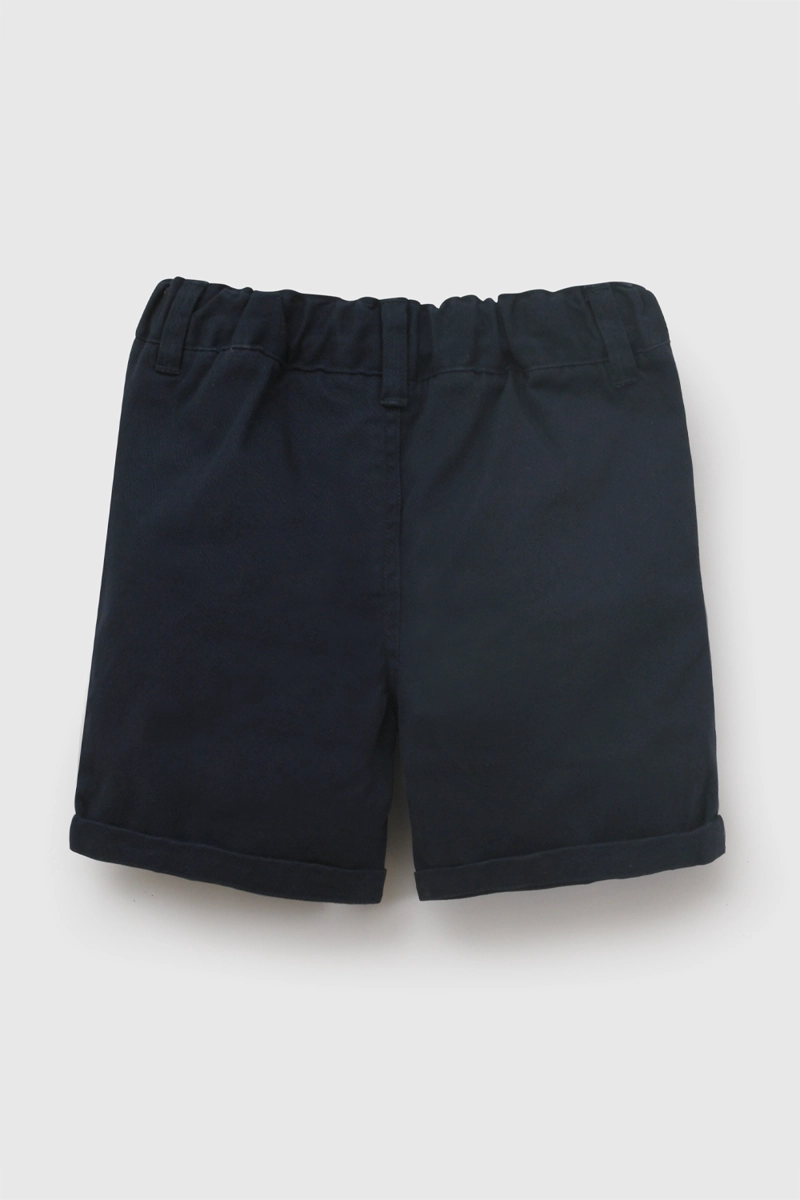 BERMUDA GABARDINA AZUL MARINO NIÑO 6-9M A 4-5A COLLOKY - 2
