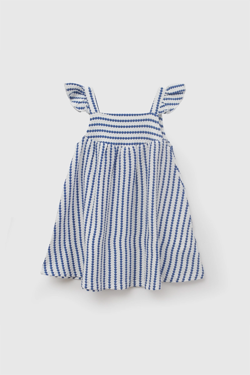 VESTIDO RAYAS MULTICOLOR NIÑA 6-9M A 4-5A COLLOKY - 3