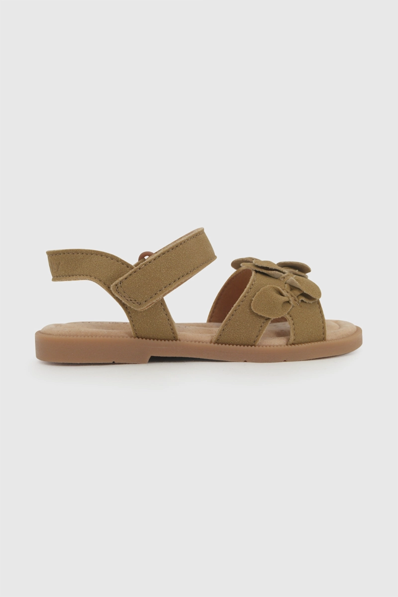 SANDALIA FLORES NIÑA CAMINANTE BEIGE 21-27 - 3