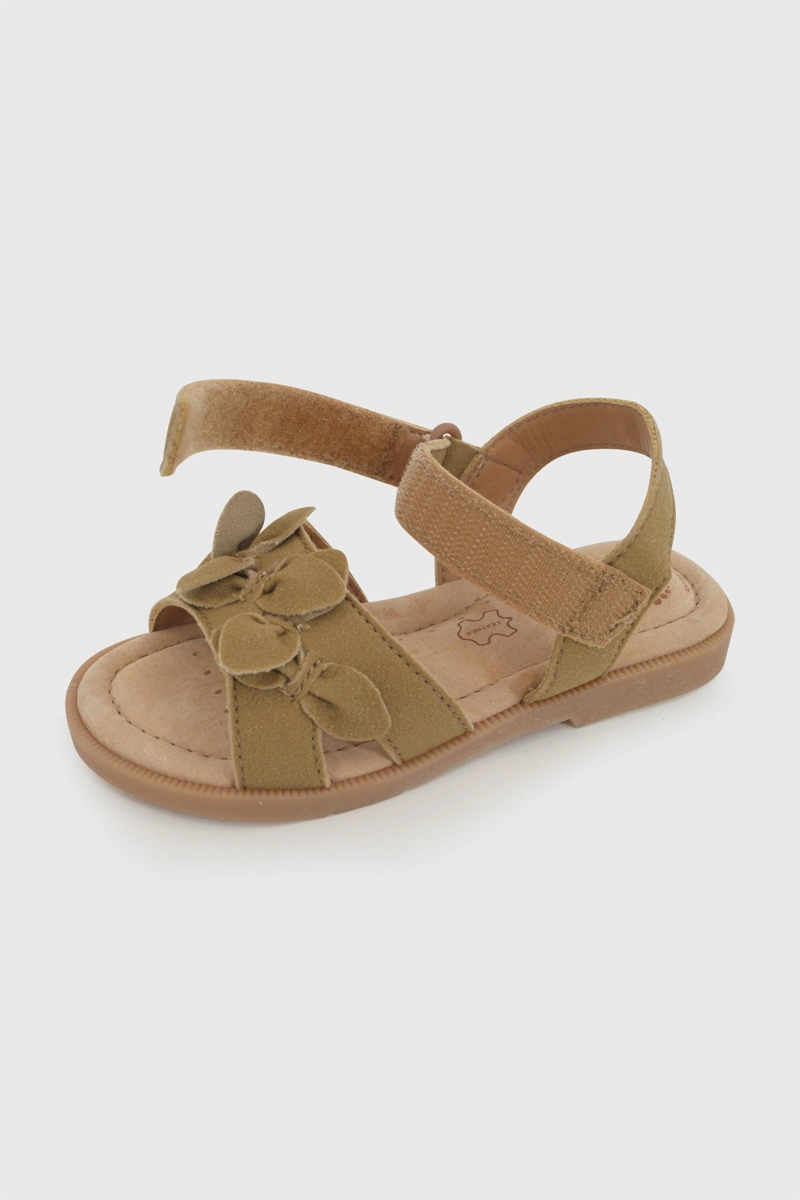 SANDALIA FLORES NIÑA CAMINANTE BEIGE 21-27 - 7