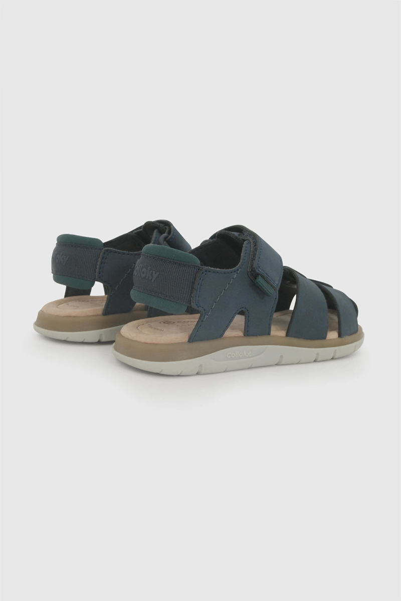 SANDALIA FRANCISCANA AZUL NIÑO 21-27 COLLOKY - 6