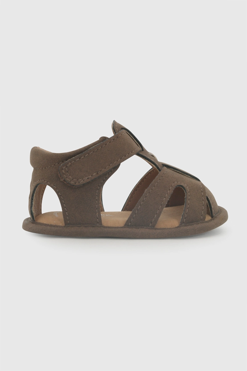 SANDALIA VELCRO CAFE NIÑO 14-18 COLLOKY - 3