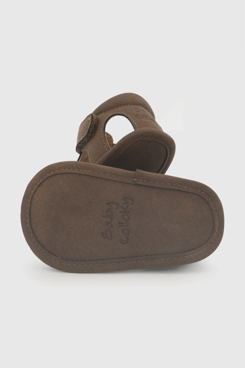 SANDALIA VELCRO CAFE NIÑO 14-18 COLLOKY - 4